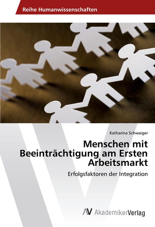 Produktbild: Menschen mit Beeintr&auml;chtigung am Ersten Arbeitsmarkt