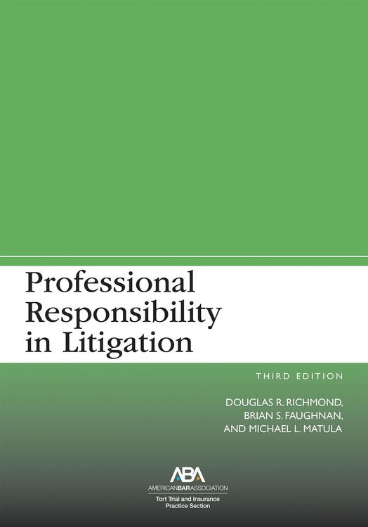 Produktbild: Professional Responsibility in Litigation, Third Edition