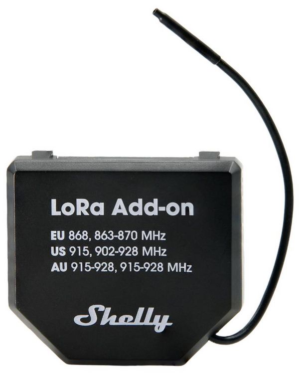 Produktbild: Shelly LoRa Add-on Funk-Schalter