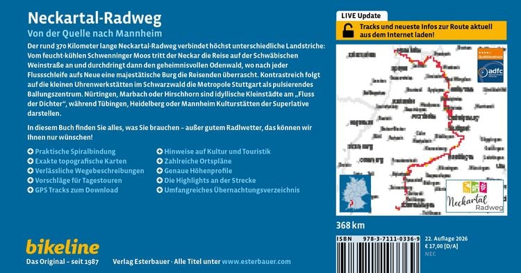Produktbild: Neckartal-Radweg
