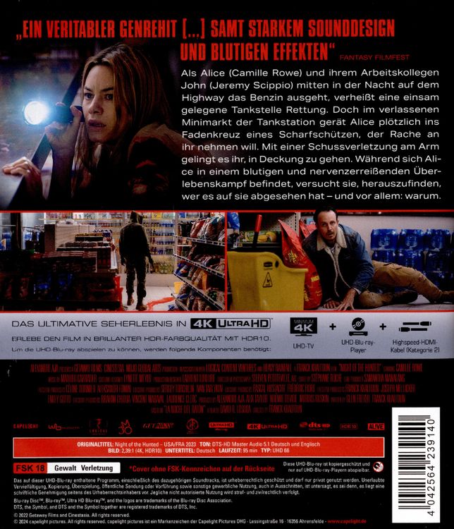 Produktbild: Night of the Hunted (4K Ultra HD)