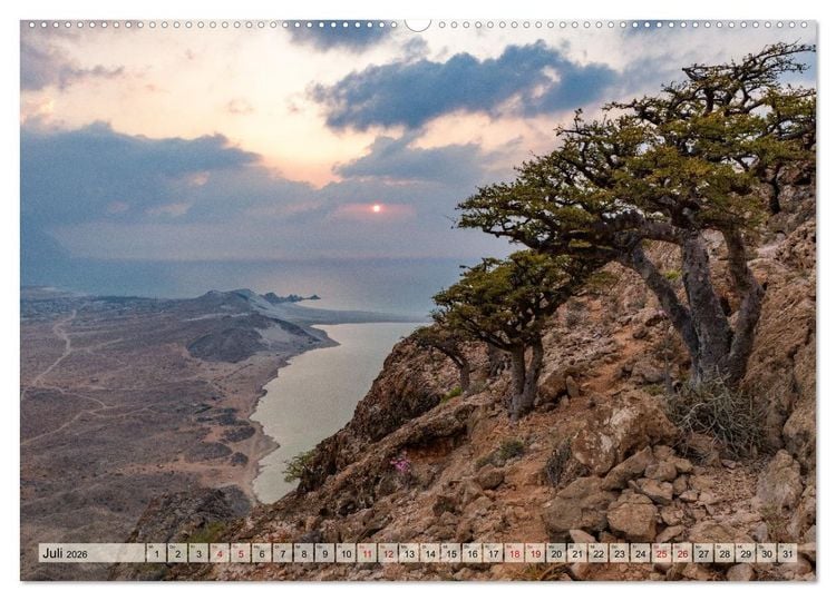 Produktbild: SOKOTRA - Magische Insel (hochwertiger Premium Wandkalender 2026 DIN A2 quer), Kunstdruck in Hochglanz