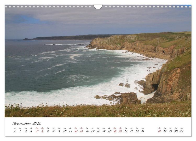 Produktbild: Reizvolles S&uuml;dengland Devon und Cornwall (Wandkalender 2026 DIN A3 quer), CALVENDO Monatskalender