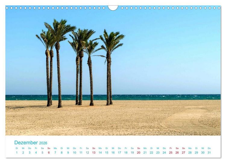Produktbild: Unter Palmen 2026. Impressionen von den sch&ouml;nsten Str&auml;nden der Welt (Wandkalender 2026 DIN A3 quer), CALVENDO Monatskalender