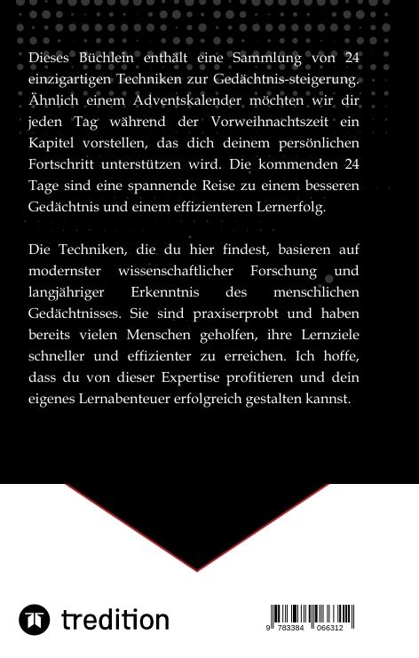 Produktbild: 24 Techniken zur Ged&auml;chtnissteigerung