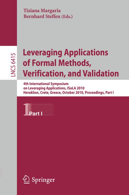 Produktbild: Leveraging Applications of Formal Methods, Verification, and Validation