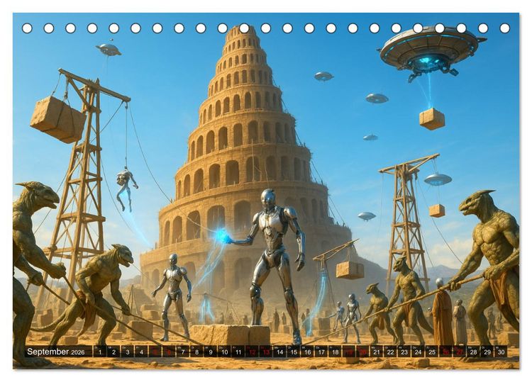 Produktbild: R&auml;tsel aus Stein - Uralte Baukunst neu gedacht (Tischkalender 2026 DIN A5 quer), CALVENDO Monatskalender