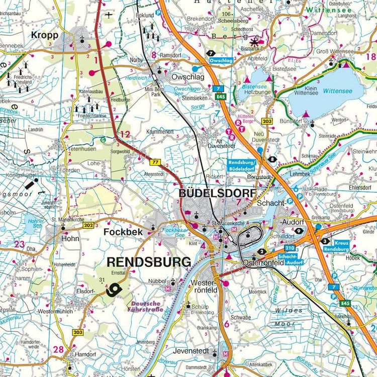 Produktbild: Deutschland 12 Schleswig-Holstein, Hamburg 1 : 200 000