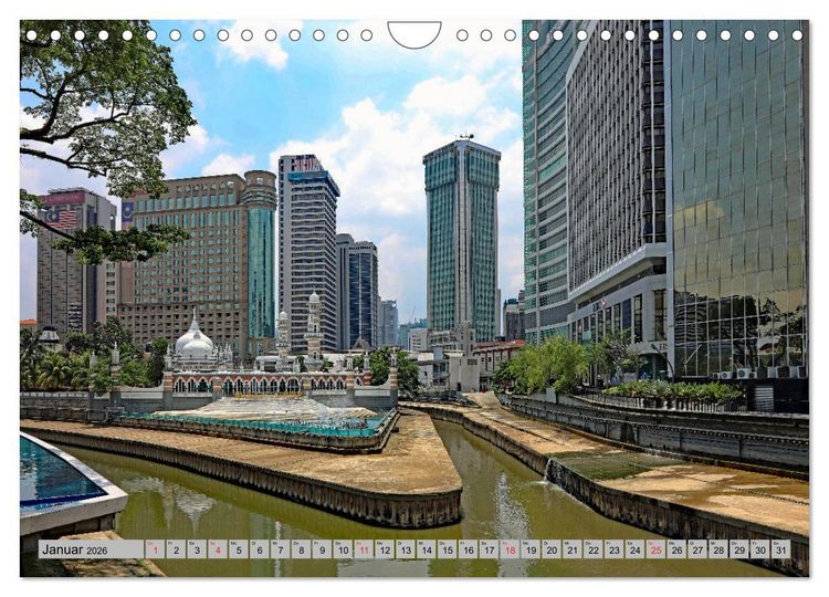 Produktbild: Malaysia-Impressionen (Wandkalender 2026 DIN A4 quer), CALVENDO Monatskalender