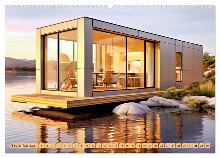 Produktbild: Tiny Houses - wohnen auf kleinstem Raum (Wandkalender 2026 DIN A2 quer), CALVENDO Monatskalender