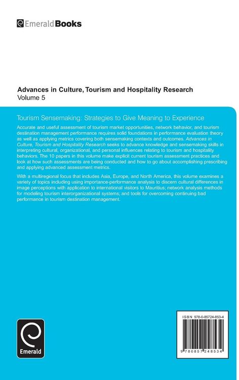 Produktbild: Tourism Sensemaking