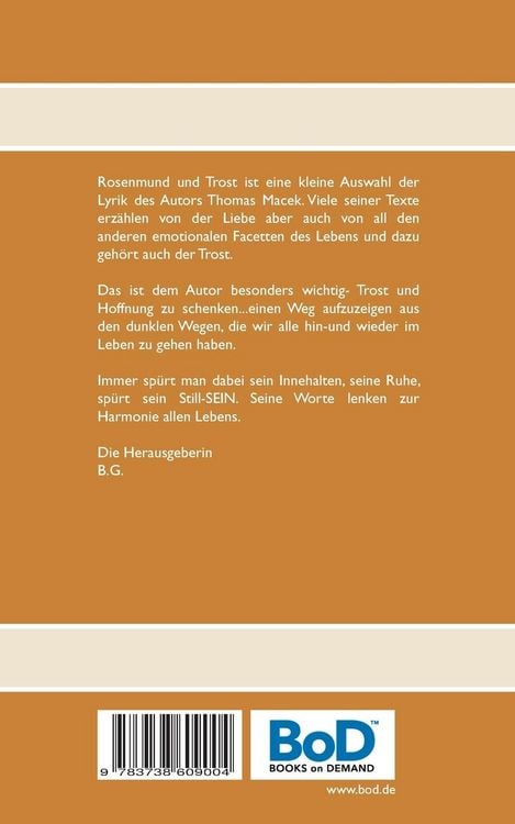 Produktbild: Rosenmund und Trost