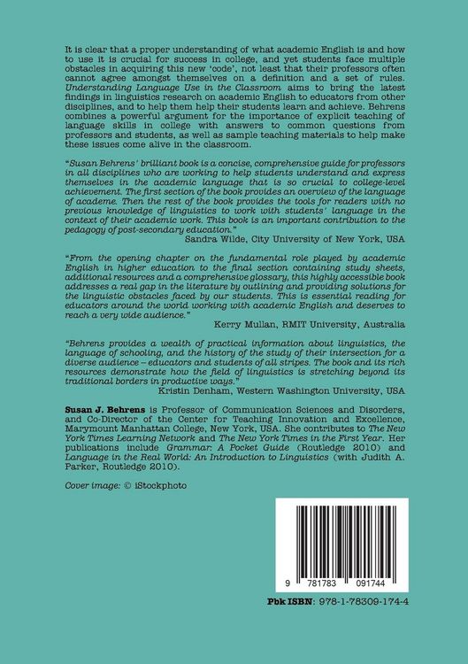 Produktbild: Understanding Language Use in the Classroom