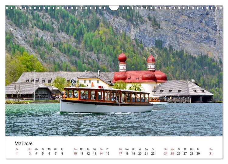 Produktbild: Im Land des K&ouml;nigssees (Wandkalender 2026 DIN A3 quer), CALVENDO Monatskalender