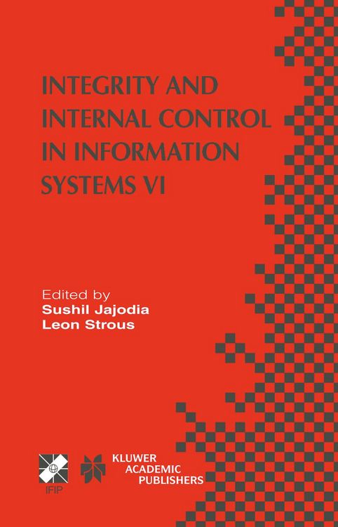 Produktbild: Integrity and Internal Control in Information Systems VI