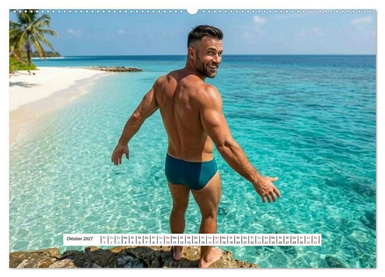 Produktbild: Echte Kerle &ndash; Aussteiger (Wandkalender 2027 DIN A2 quer), CALVENDO Monatskalender