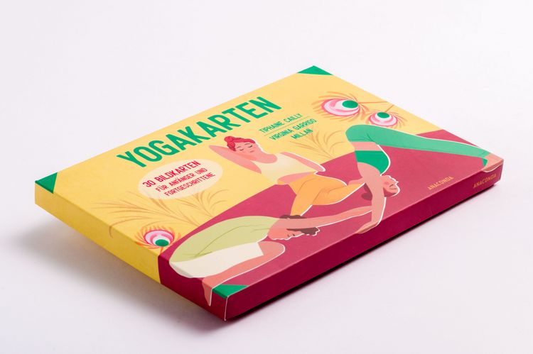 Produktbild: Yoga-Karten f&uuml;r Anf&auml;nger und Fortgeschrittene