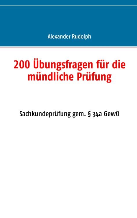 Produktbild: 200 &Uuml;bungsfragen f&uuml;r die m&uuml;ndliche Pr&uuml;fung