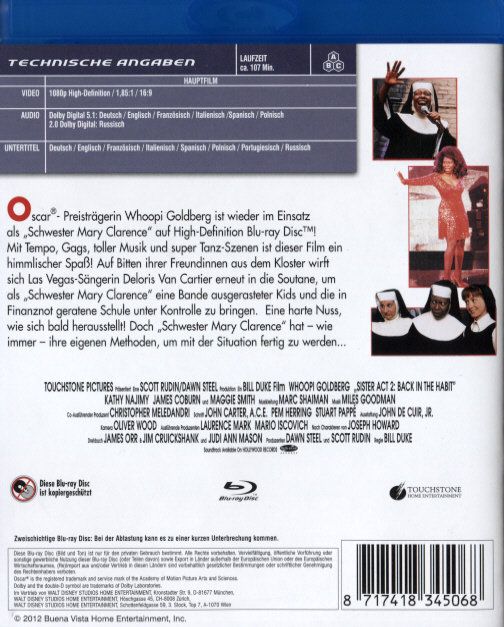 Produktbild: Sister Act 2 - In g&ouml;ttlicher Mission