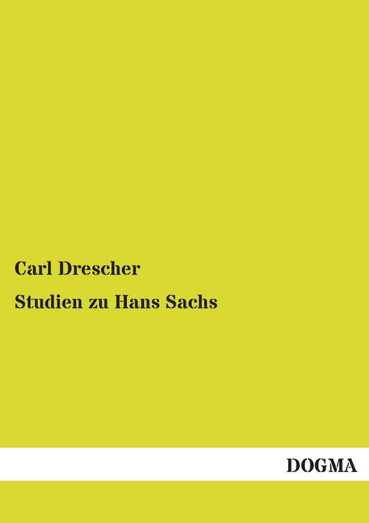 Produktbild: Studien zu Hans Sachs