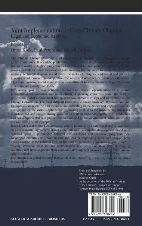 Produktbild: Joint Implementation to Curb Climate Change