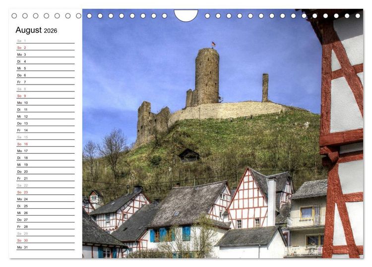 Produktbild: Eine Perle in der Eifel - Monreal (Wandkalender 2026 DIN A4 quer), CALVENDO Monatskalender