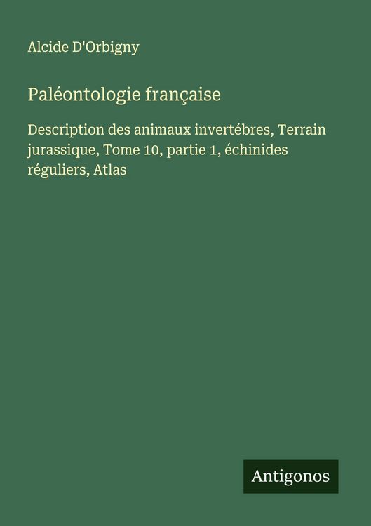 Produktbild: Pal&eacute;ontologie fran&ccedil;aise
