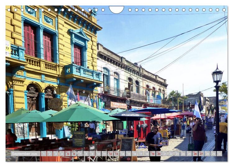 Produktbild: Buenos Aires - Capital on the Rio de la Plata (Wall Calendar 2026 DIN A4 landscape), CALVENDO 12 Month Wall Calendar