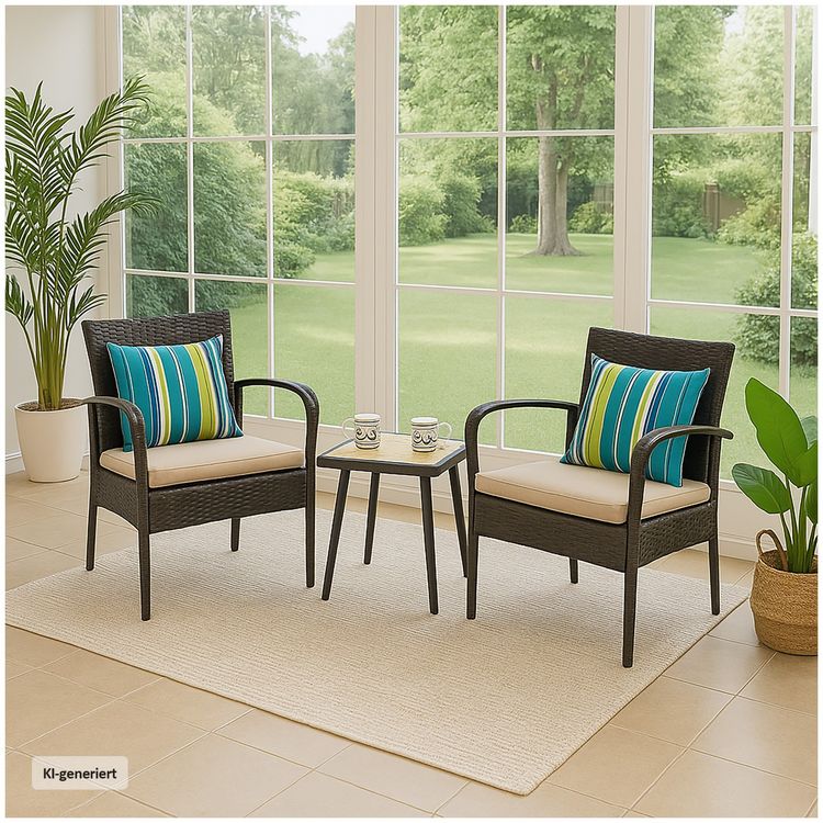 HTI-Living Gartenmöbel Set 3-teilig für Terrasse, Balkon und Wintergarten kaufen