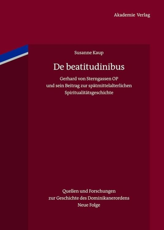 Produktbild: De beatitudinibus
