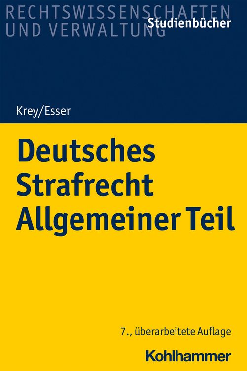 Produktbild: Deutsches Strafrecht Allgemeiner Teil