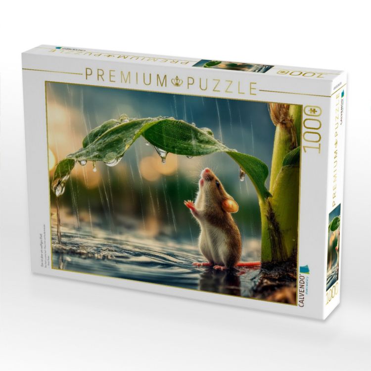 Produktbild: CALVENDO Puzzle Das ist aber ein welliges Blatt | 1000 Teile Lege-Gr&ouml;&szlig;e 64x48cm Foto-Puzzle f&uuml;r gl&uuml;ckliche Stunden