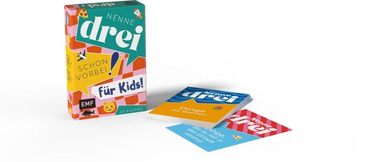Produktbild: Kartenspiel: Nenne drei &ndash; schon vorbei! ... f&uuml;r Kids!