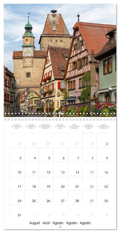 Produktbild: Rothenburg ob der Tauber - Medieval town in Germany (Wall Calendar 2026 12 &times; 12 Inch) CALVENDO 12 Month Wall Calendar