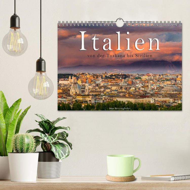 Produktbild: Italien von der Toskana nach Sizilien (Wandkalender 2026 DIN A4 quer), CALVENDO Monatskalender
