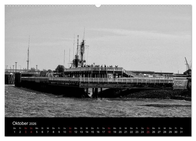 Produktbild: Willkommen in Cuxhaven (Wandkalender 2026 DIN A2 quer), CALVENDO Monatskalender