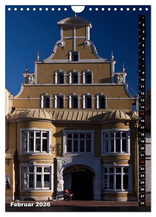 Produktbild: Zauberhaftes Wismar (Wandkalender 2026 DIN A4 hoch), CALVENDO Monatskalender