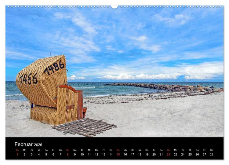 Produktbild: Malerische Kieler F&ouml;rde (hochwertiger Premium Wandkalender 2026 DIN A2 quer), Kunstdruck in Hochglanz