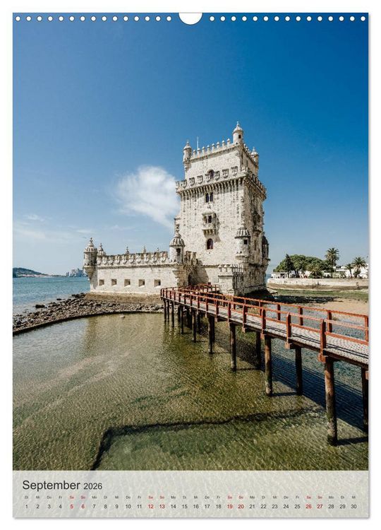 Produktbild: Lissabon Perspektiven (Wandkalender 2026 DIN A3 hoch), CALVENDO Monatskalender