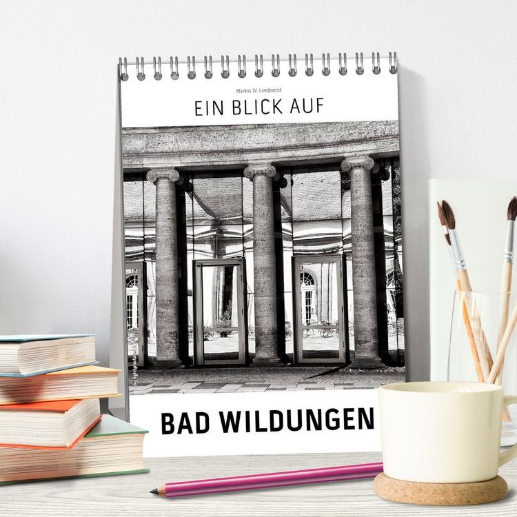 Produktbild: Ein Blick auf Bad Wildungen (Tischkalender 2026 DIN A5 hoch), CALVENDO Monatskalender