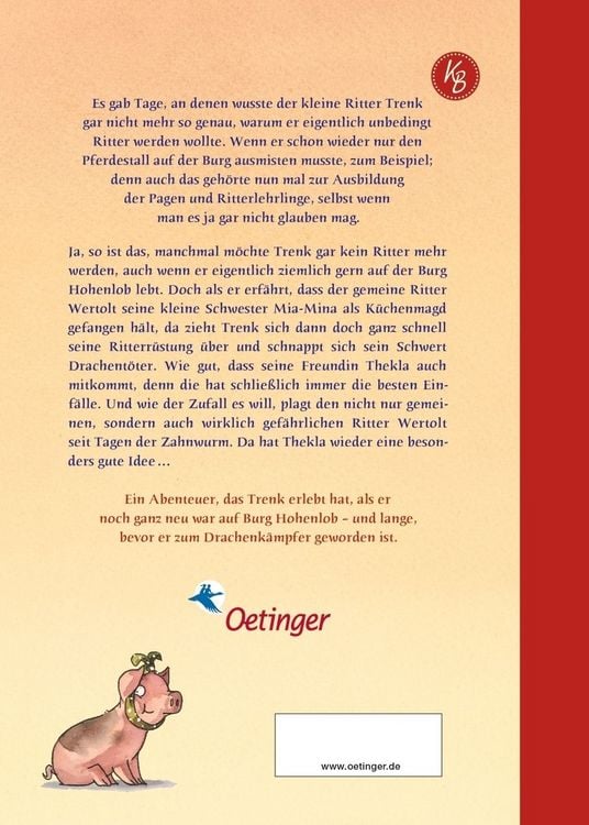 Produktbild: Der kleine Ritter Trenk und der ganz gemeine Zahnwurm / Der kleine Ritter Trenk Band 5