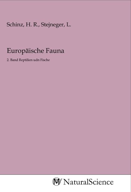 Produktbild: Europ&auml;ische Fauna