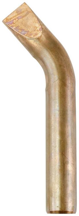 Produktbild: TOOLCRAFT TO-7766193 L&ouml;tspitze Mei&szlig;elform, gebogen Spitzen-Gr&ouml;&szlig;e 22 mm Spitzen-L&auml;nge 155.5 mm Inhalt 1 St.