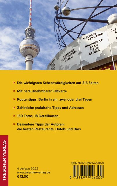 Produktbild: TRESCHER Reisef&uuml;hrer Berlin - Kurztrip