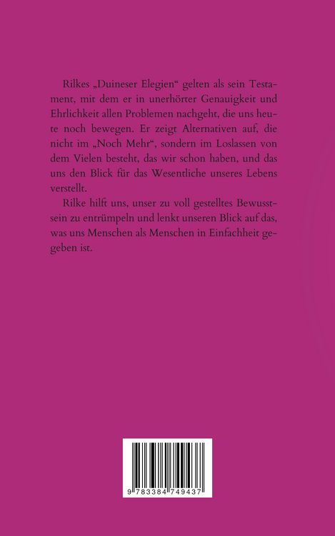 Produktbild: Briefe &uuml;ber Rilkes &bdquo;Duineser Elegien&ldquo;