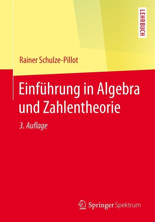 Produktbild: Einführung in Algebra und Zahlentheorie