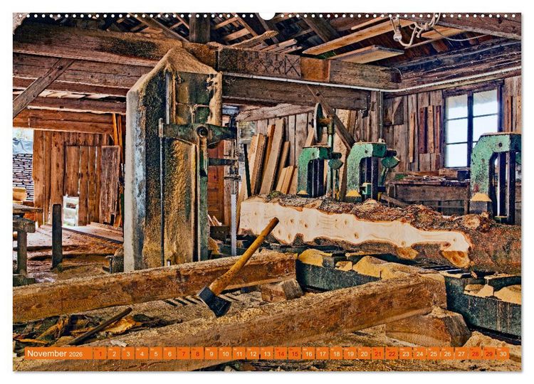 Produktbild: Ultental Wundersch&ouml;ne alte Bauernh&auml;user (hochwertiger Premium Wandkalender 2026 DIN A2 quer), Kunstdruck in Hochglanz