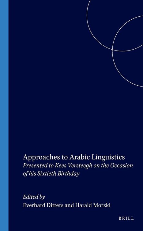 Produktbild: Approaches to Arabic Linguistics