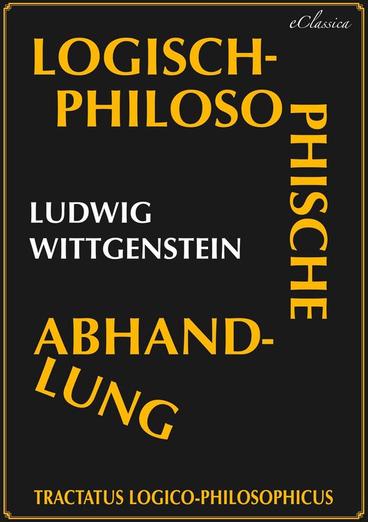 Produktbild: Tractatus logico-philosophicus (Logisch-philosophische Abhandlung)