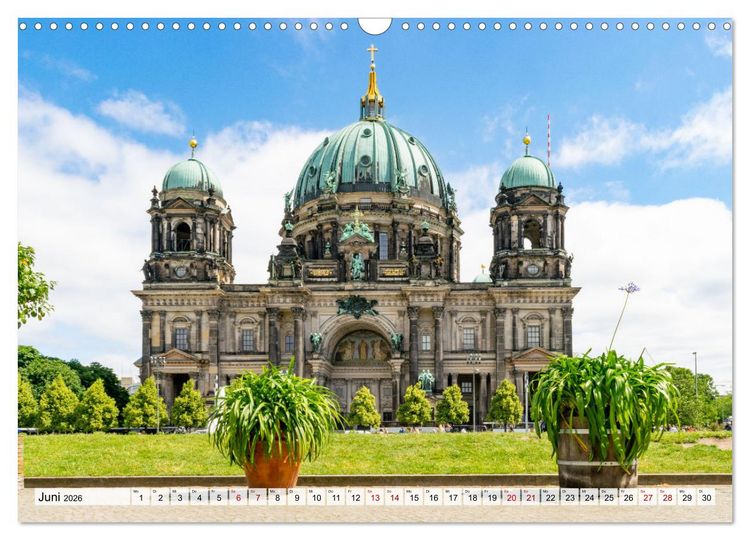 Produktbild: Berlin rund ums Jahr (Wandkalender 2026 DIN A3 quer), CALVENDO Monatskalender